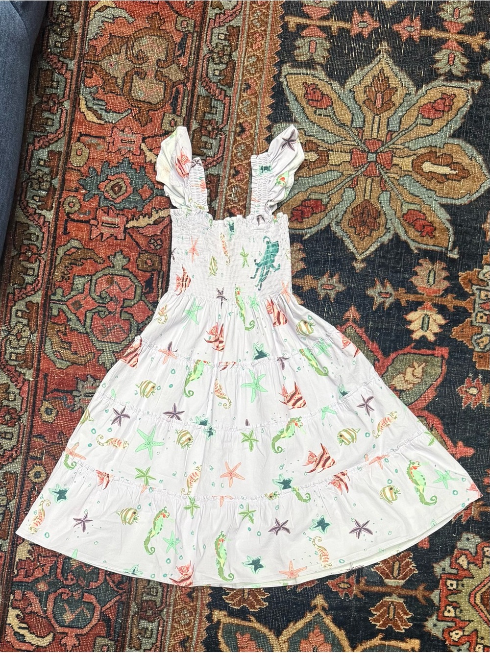 Hill House Home Purple Girls Nap Dress 7/8 Years